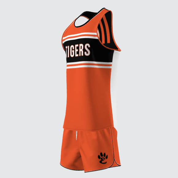 <p>Unique, sublimated designs in your team colors featuring locations for mascot logos, team and athlete names. A variety of font styles offer limitless combinations.</p><p></p><ul><li>Ships in 4 weeks or less</li><li>Fully custom NFHS-approved designs available</li><li>High-quality, performance-driven fabrics</li></ul><p></p>