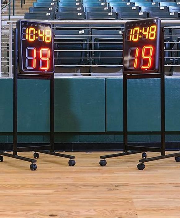 Shot clocks & scoreboards