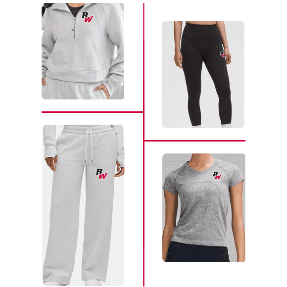 <ul><li>lululemon Scuba Oversized Half-Zip Hoodie</li><li>lululemon Scuba Mid-Rise Wide-Leg Pant</li><li>lululemon Swiftly Short-Sleeve Tee</li><li>lululemon Wunder Train High-Rise Tight 25"</li></ul>