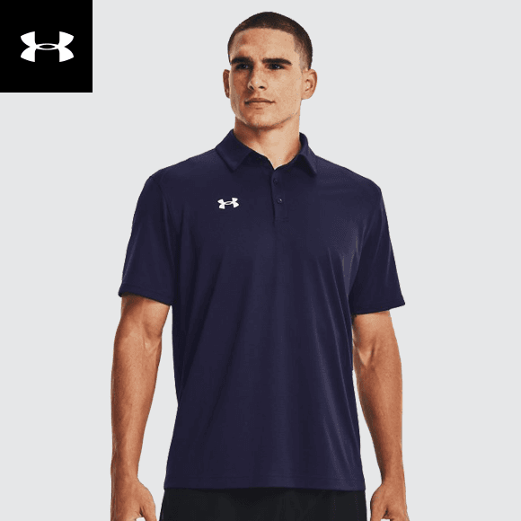 Man in Under Armour golf uniform