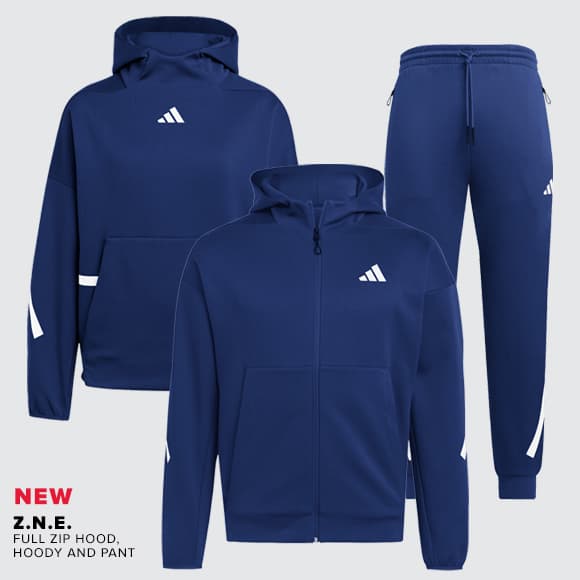 <p>From warm up to recovery, adidas always gets it right. Outfit your athletes in the latest super-comfy styles, perfect for the gym, the road or the sideline.</p>